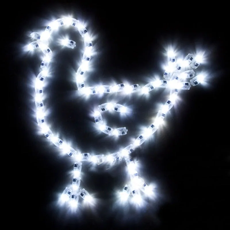 10 шт./лот Белый светодиодный воздушный шар свечение флэш-светильник мини-шар лампа для бумажного фонаря Рождество Свадьба День Рождения Вечеринка декоративный светильник