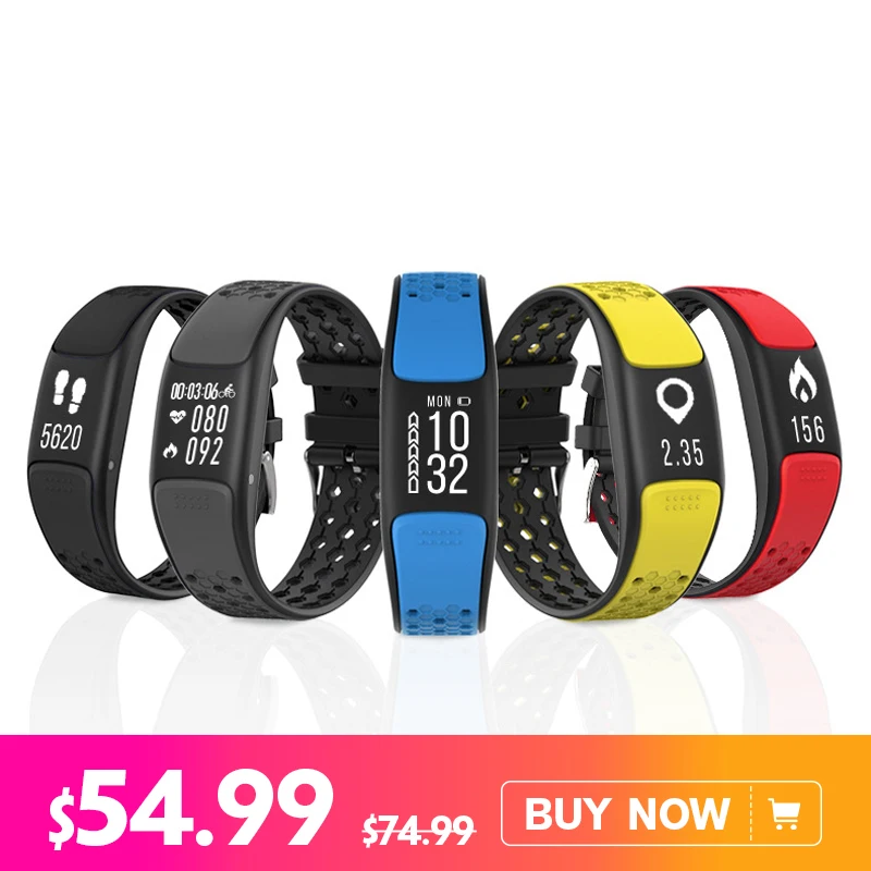 

P8 Smart Band 0.73'' OLED Screen GPS IP68 Waterproof Bracelet Heart Rate Sleep Monitor Pedometer Smart Watch Men Women