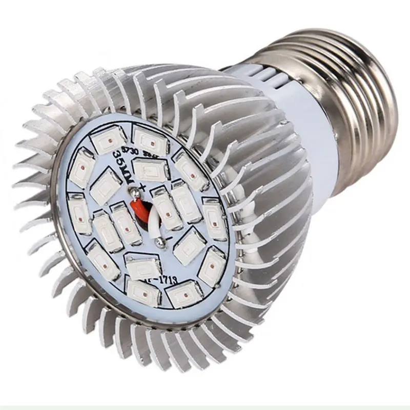 Full Spectrum 18W E27 Led Grow Light Red Blue UV IR Led Growing Lamp