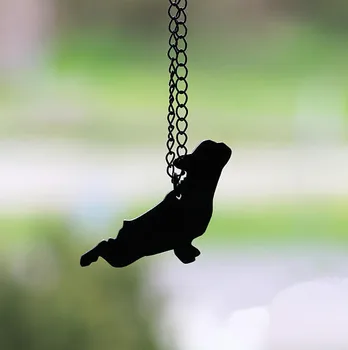 

New French Bulldog Necklace Gun Black Dog Necklace Pet Lover Gift