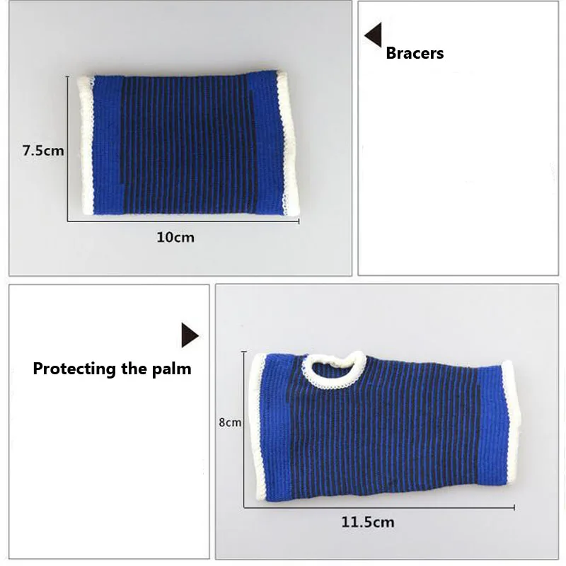 2 шт. эластичный спортивный Защитный Браслет налокотники наколенники фитнес тренажерный зал Браслет рукав эластичный бандажный коврик лодыжки бандаж поддерживающая лента
