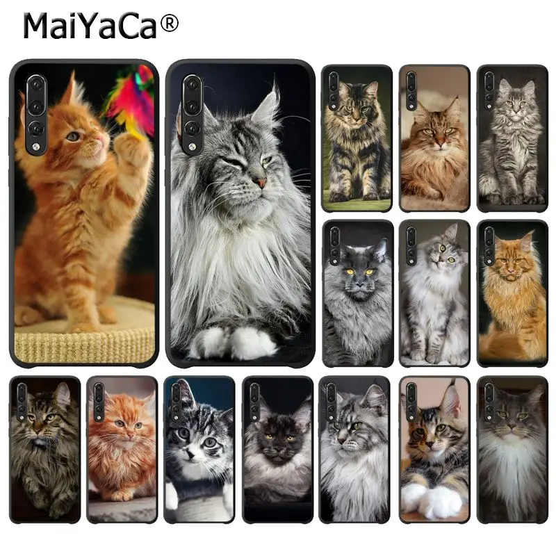 

MaiYaCa pet maine coon cat Phone Case for Huawei P20Lite P10 Plus Mate10Lite Mate20 P20 Pro Honor10 View10