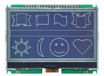 

20PIN COG 19296 LCD Screen ST75256 Controller SPI/I2C/Parallel Interface 3.3V 5V White/Blue Backlight