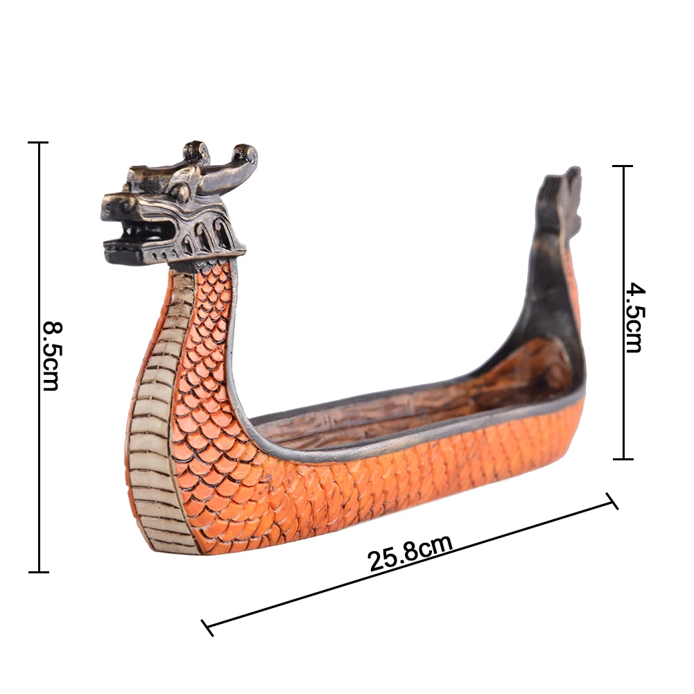 Дракон лодка винтажный домашний декор ладан держатель благовоний горелки украшение дома аксессуары талисман