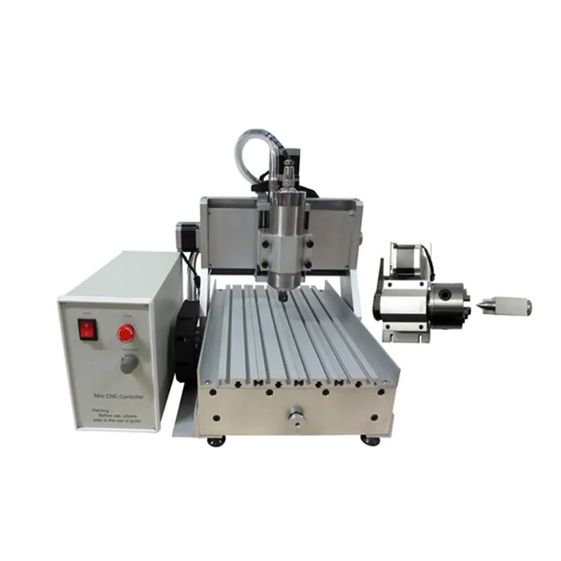 

DIY mini cnc 3020 pcb 800W 4axis milling machine with cnc tools lpt port China