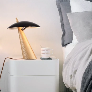 

Nordic Novelty Mushroom Table Lamp Modern Creative Minimalist Art Designer Desk Lamp Study Bedroom Living Room Bedside Lighting