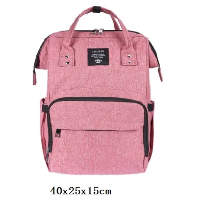 Модная сумка для подгузников для мам, брендовая Большая вместительная детская сумка, рюкзак для путешествий, дизайнерская сумка для ухода за ребенком - Цвет: G