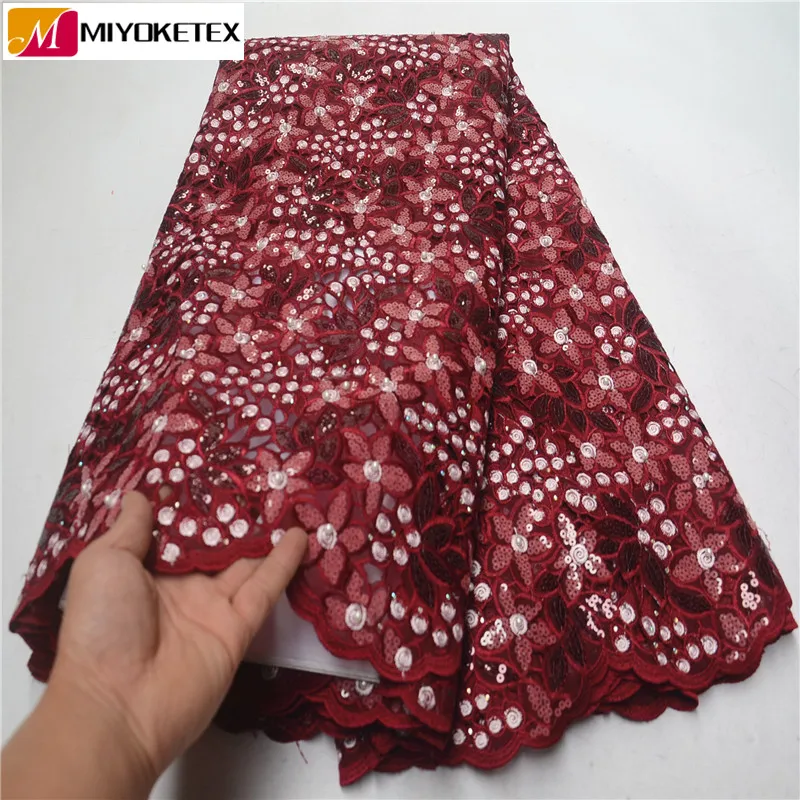 

Latest French Organza Laces Fabrics 2019 High Quality Lace African Lace Fabric Wedding French Lace Material For Evening PSA638-2