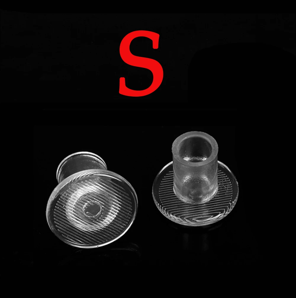 2pcs Pvc High Heel Protectors Anti-slip Heel Stoppers Cover for Latin Stiletto Wholesale Dropshipping Women Shoe Care Tool Pads - Color: Transparent-S