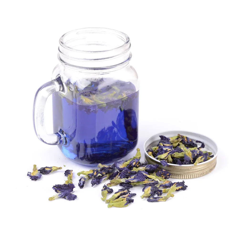 Г/упак. 50 100 Clitoria Terna чай. голубая бабочка горох чай. Сушеные Clitoria kordofan горох цветок. Таиланд. игрушка