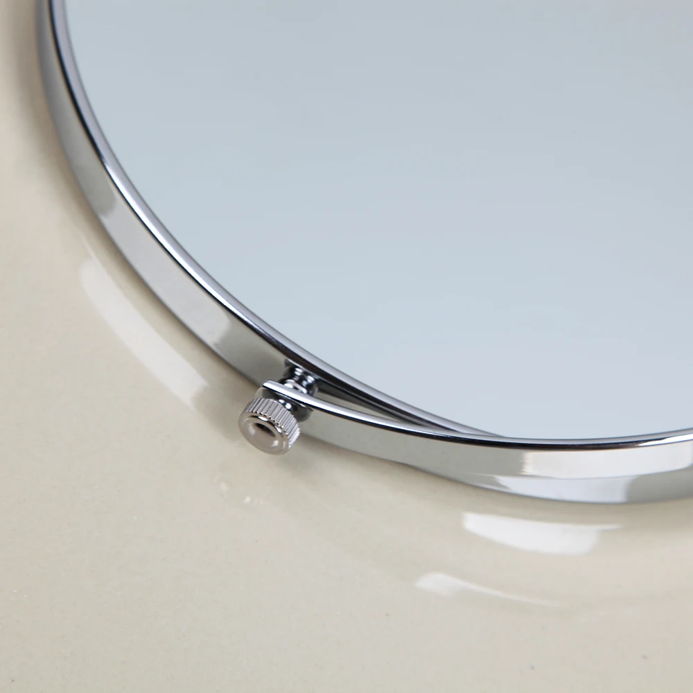 KEMAIDI 3X увеличительное зеркало для макияжа " Настенная Ванная комната Туалет косметическое зеркало Двухсторонее складное зеркало дизайн