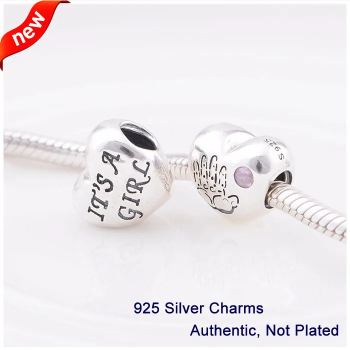 Compatible with Pandora Jewelry 100% 925 Sterling Silver Beads My Sweet Baby Girl Charm Genuine Footprint _ - AliExpress Mobile