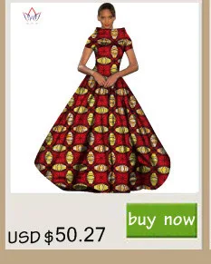 В африканском стиле Одежда для женщин o-образным вырезом африканская вышивка Базен платье Дашики женщин Хлопковое платье в африканском стиле платье с принтом для девочек большие размеры WY447