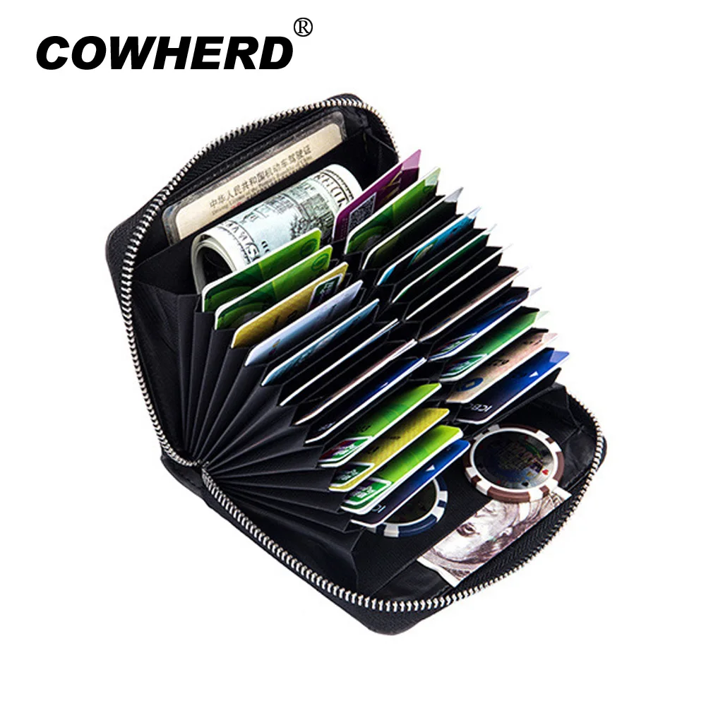 RFID Blocking Men Women Genuine Leather Passport Cover Travel Passport Holder Bag Wallet License