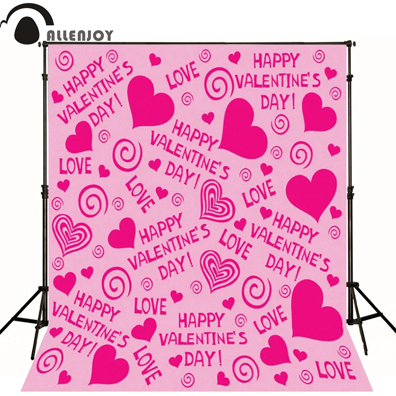 vinyl backdrops for photography 600cm*300cm Valentine's Day photography background Love pink love ZJ 10x10ft vinyl backdrops for photography valentine day photography background qr217