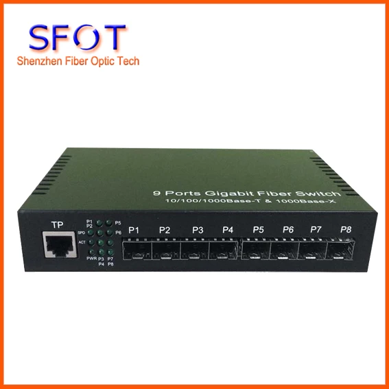 9 ports Gigabit Fiber Optical Switchin Fiber Optic Equipments from