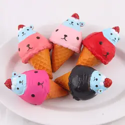 30pcs-kawaii мягкий при нажатии мороженое с розничной сумкой медленный рост подвески-шармы для телефона pu мягкий детский подарок оптовая