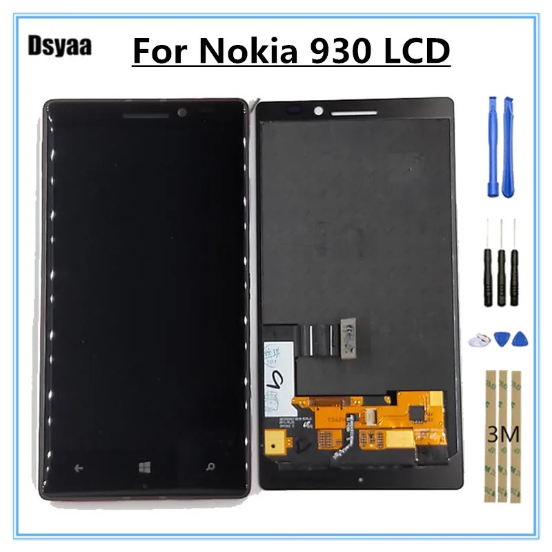 

5 Inch for Nokia Lumia 930 LCD Display Touch Screen Digitizer Panel Assembly Repair 100% Tested
