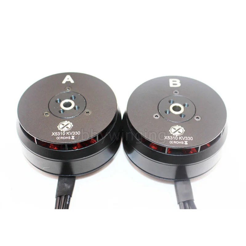 2PCS X5310 Agricultural drone brushless motor Multi-axis 12N14P KV330 EZO bearing HLY W6135
