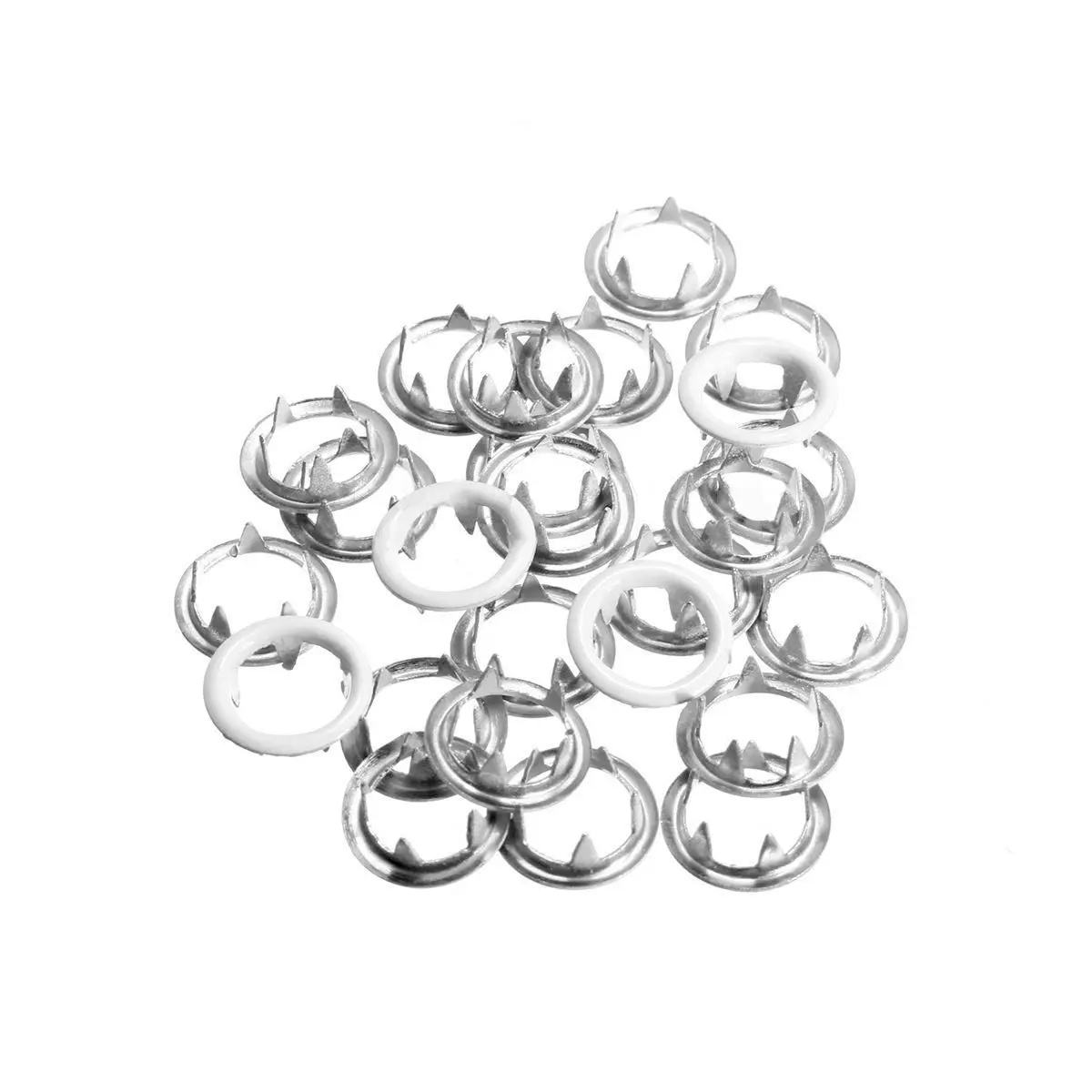 200pcs Press Button Studs Popper Fastener Setter Tool Craft + Pliers