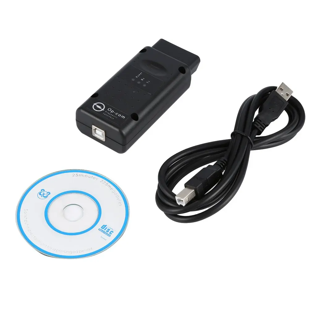 

Black Professional Durable Multi-functional OPCOM V1.95 2014V for Opel car fault diagnosis instrument