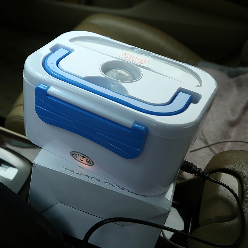 WHISM Car Plug Heated Lunch Boxes 12V Car Truck Electric Heating