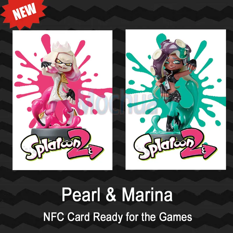 Splatoon жемчужина пристани NFC карта NTAG215 работа для переключателя - Цвет: Pearl and Marina