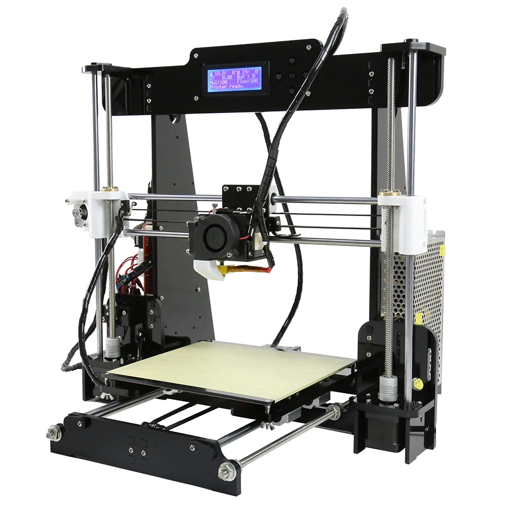 Anet A8 Impresora 3d Принтер Высокоточный экструдер Prusa i3 imprimante 3D DIY комплект с PLA нити дешевый 3d принтер