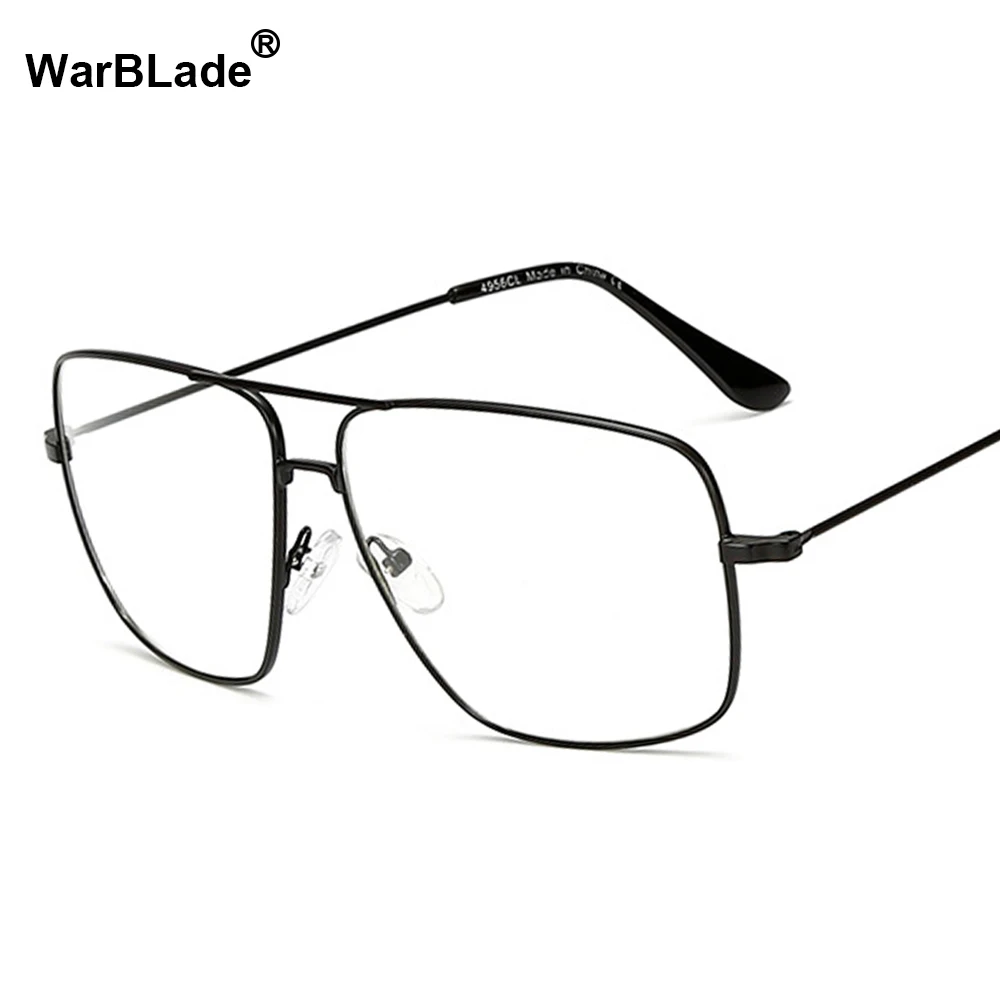 Роскошные женские квадратные очки, винтажные очки, оптическая оправа, Золотой Металл, унисекс, прозрачные Линзы для очков, очки, синий светильник, очки