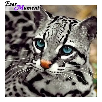 

Ever Moment Leopard Animal Diamond Painting Handmade Full Square Drill Home Decoration Diamond Embroidery Picture Mosaic S2F1295