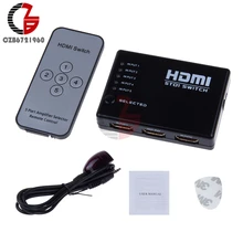 5 портов 1080P видео HDMI переключатель разветвитель для HDTV DVD PS3+ ИК пульт дистанционного управления