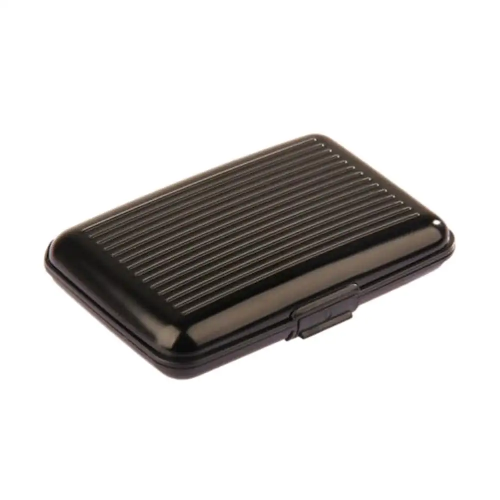 

Yfashion Aluminum Metal Colored Card Pocket Case Waterproof Business ID Credit Cards Wallet Holder