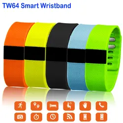 TW64 Фитнес трекер SmartBand Водонепроницаемый Смарт Спорт Браслет Bluetooth 4.0 OLED браслет шагомер для IOS Android-смартфон