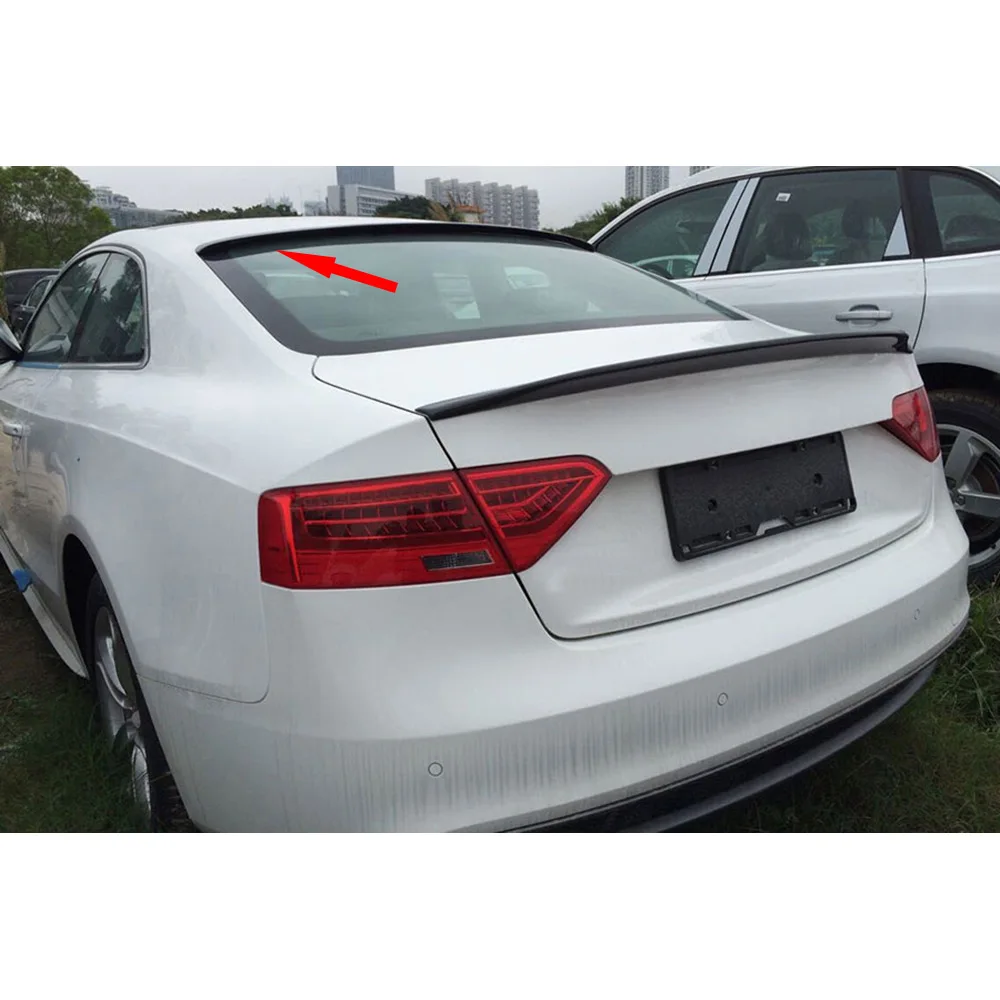 Спойлер на заднюю крышу из углеродного волокна крыло для Audi A5 купе 2 дверь Non S5 не