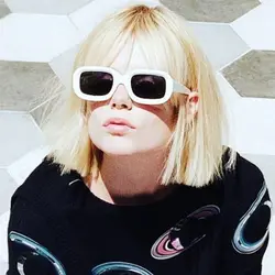 Новый Квадратные Солнцезащитные очки Для женщин Винтаж Тень солнцезащитные очки Брендовая Дизайнерская обувь 2018 UV400 зеркало Ретро Пластик