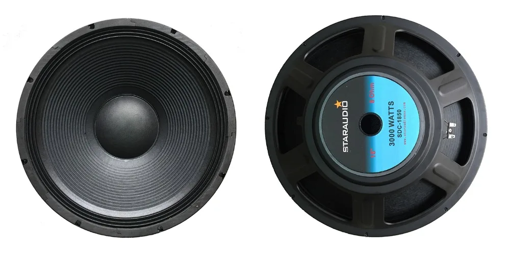 2pcs 3000w 18 inch raw subwoofers 8ohm 70oz&nbsp;magnet replacement pa dj club stage ktv disco speaker