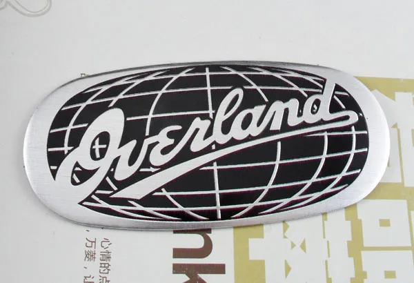 

Auto car Aluminum Overland for Grand Cherokee Emblem Decal Badge Sticker
