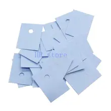 100 pcs TO220 PARA-220 dissipador de calor de silicone pad isolamento filme de isolamento de silicone 1.9*1.4 cm