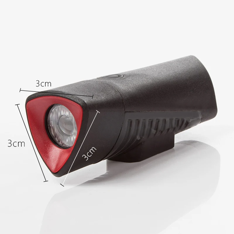 Rechargeable Bicycle Headlight Mountain Bike Riding Equipment Torch USB Accessories Super Bright Clip Practical