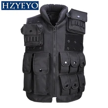 Камуфляжный охотничий военный тактический жилет Wargame Body Molle Armor защитный жилет CS на открытом воздухе оборудование для джунглей, HZYEYO, H-005