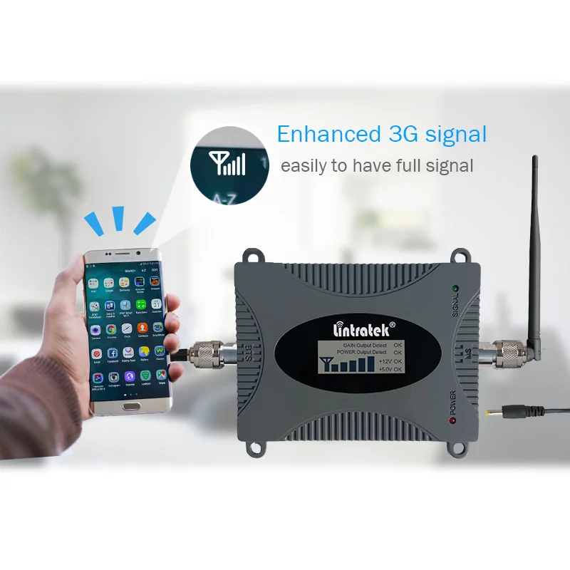 Усилитель сигнала Lintratek 3G UMTS 2100 МГц 65 дБ|Усилители сигнала| |