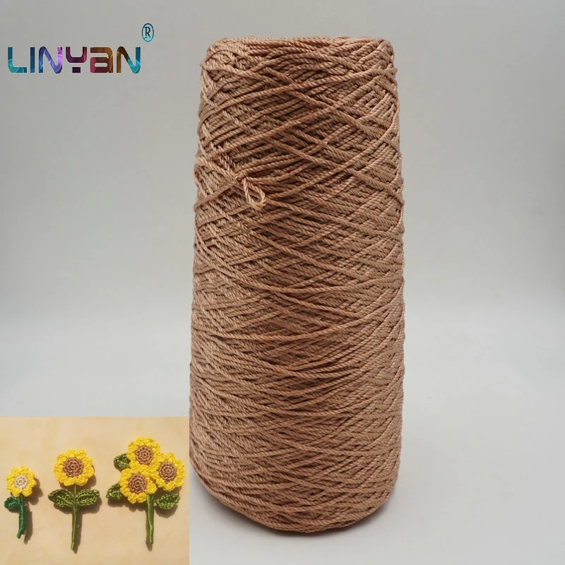

200g 1.5mm thick Ply yarn 100% nylon fiber fingering thread Car seat cushion ice silk 3-strand winding Wear does not fade zl4