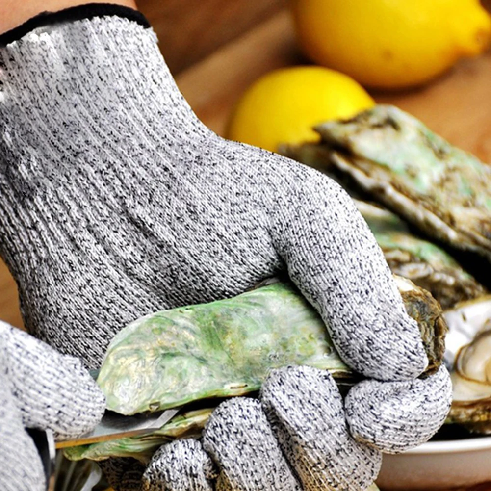Перчатки с защитой от порезов Рабочая защитная перчатка HPPE уровень 5 кухонные рабочие перчатки устойчивые к порезу прочные перчатки для самозащиты
