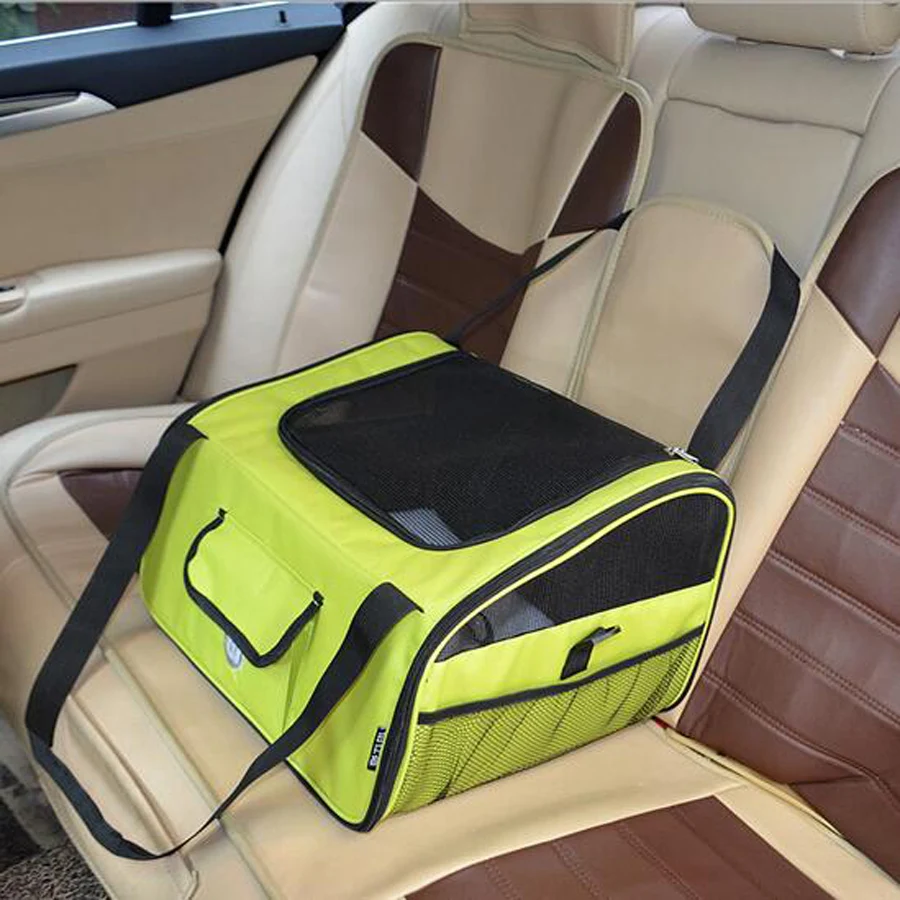 The new 2018 Pet safety car dog bag Cat bag portable Folding out one shoulder Pet cushion