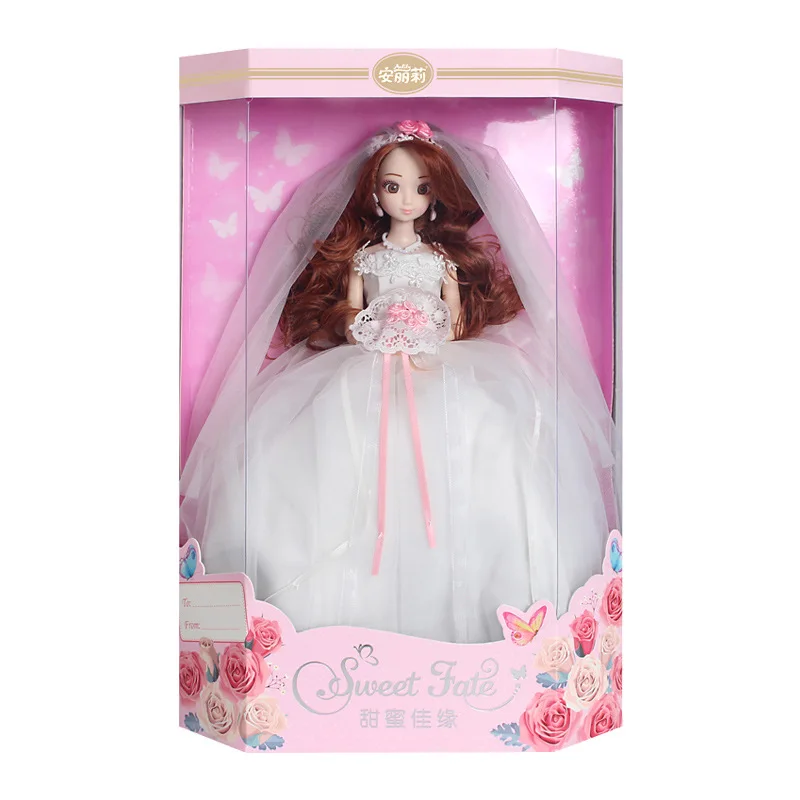 

Кукла 1/6 BJD игрушка сюрприз 30 см кукла шарнир подвижное платье кукла девочка ребенок подарок на день рождения сопровождать милый вид высокое качество