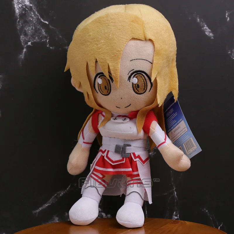 Sword Art Online Kirigaya Kazuto Kirito Asuna Plush Toy Soft Stuffed