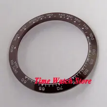 39 мм Высокое качество белых пятен кофе керамический ободок вставка для GMT мужские часы B46