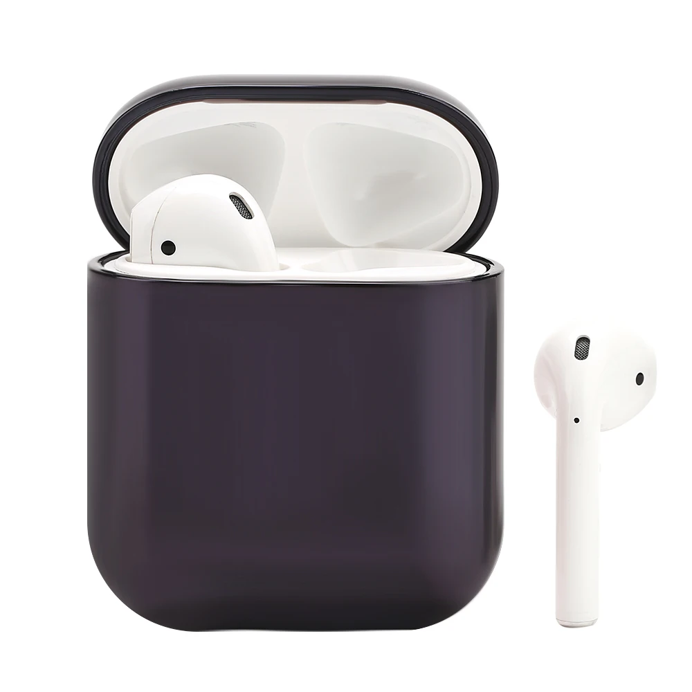 Для Apple гарнитура для airpods чехол гальванический защитный жесткий корпус беспроводные наушники протектор чехол для Apple air pod чехол - Цвет: 01