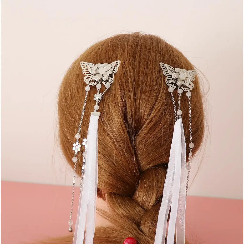 MagiDeal Ancient Traditional Chinese Hair Clip Bridal Wedding Head Jewellery