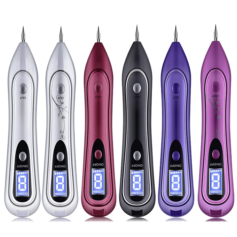 

Mole Removal Pen Professional Removal Tool Kit 8 Strength Levels Beauty Pen with LCD Display For Gift FM88